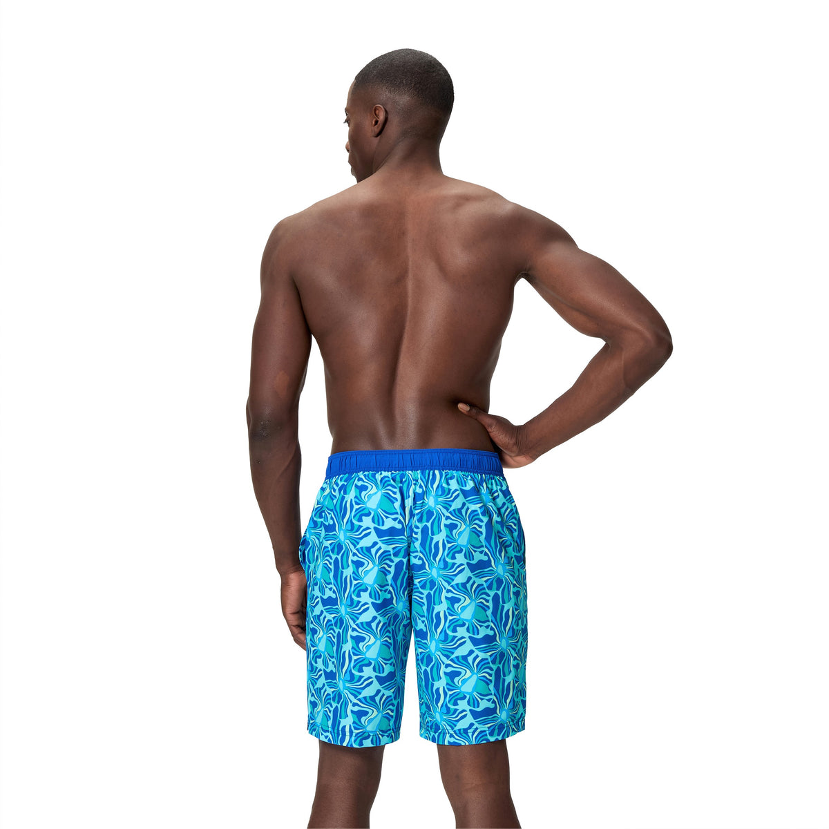 Speedo Print Bondi Boardshort 20 INCH - DEEP SAPPHIRE