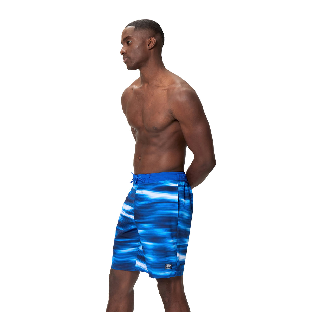 Speedo Print Bondi Boardshort 20 INCH - DEEP SAPPHIRE/PERIWINKLE