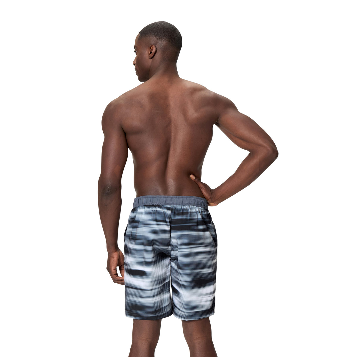 Speedo Print Bondi Boardshort 20 INCH - ANTHRACITE/GREY LEAD