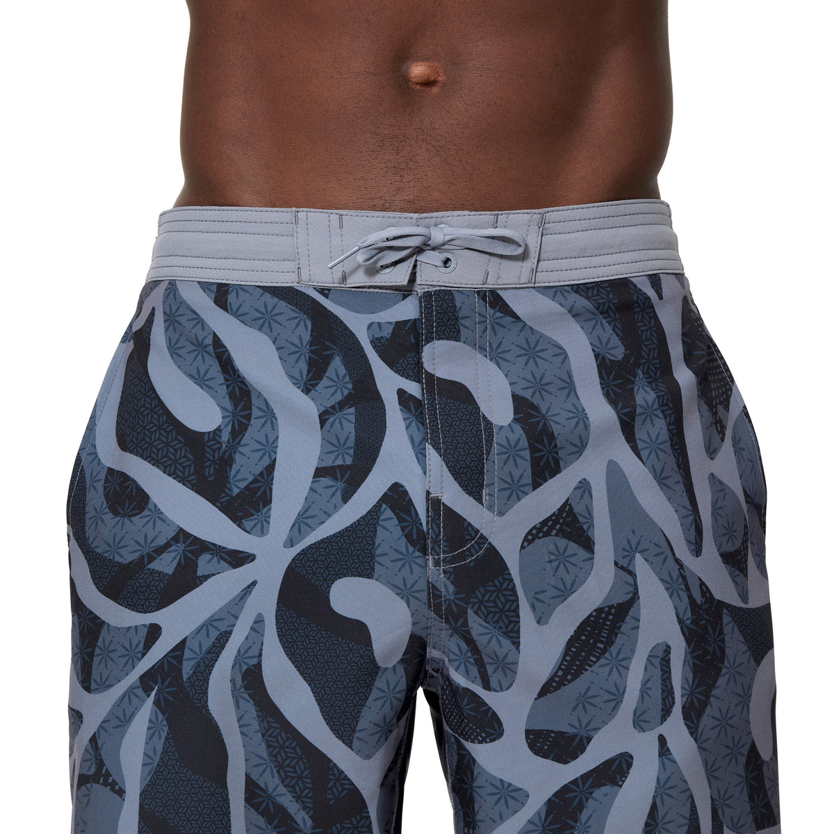 Speedo Print Bondi Boardshort 20 INCH - ANTHRACITE/COIN GREY