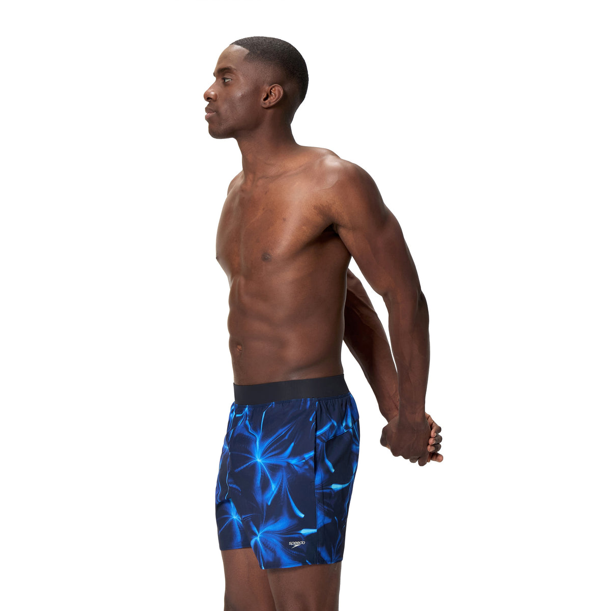 Speedo Print Lookout Volley 16 INCH - ANTHRACITE/DEEP SAPPHIRE