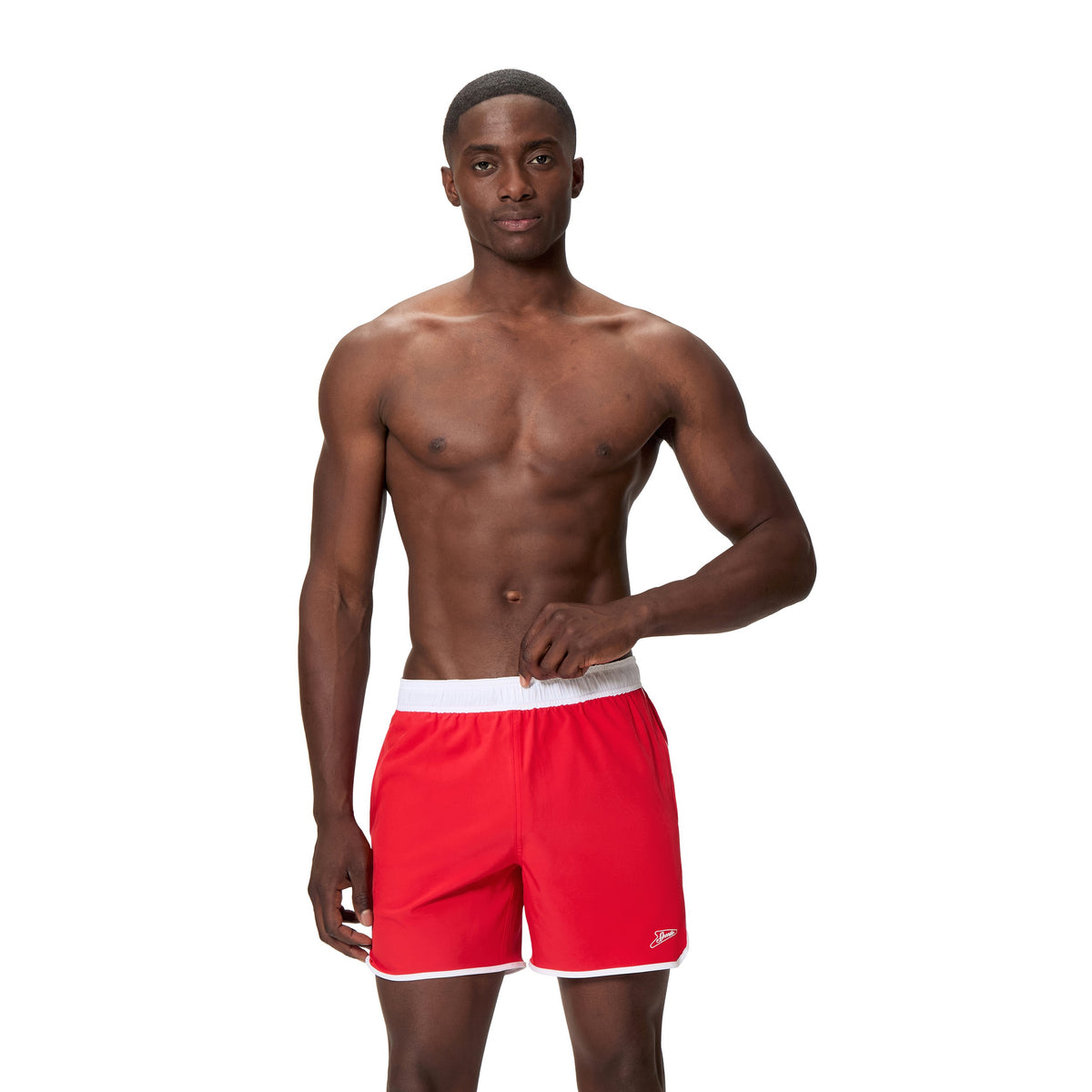 Speedo Solid LOGO Volley 16 INCH - HIGH RISK RED