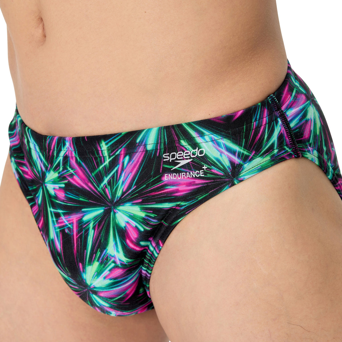 Speedo MALE Printed Brief - FIREWORK BURST/BLACK