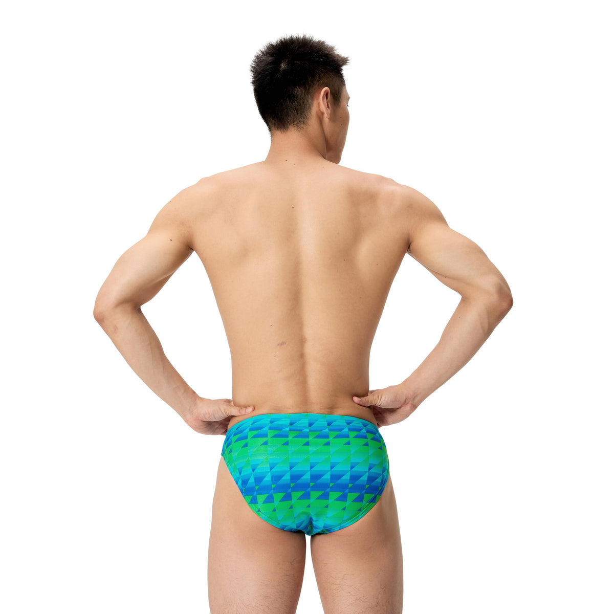 Speedo MALE Printed Brief - QUILT TRIANGLE/BLUE