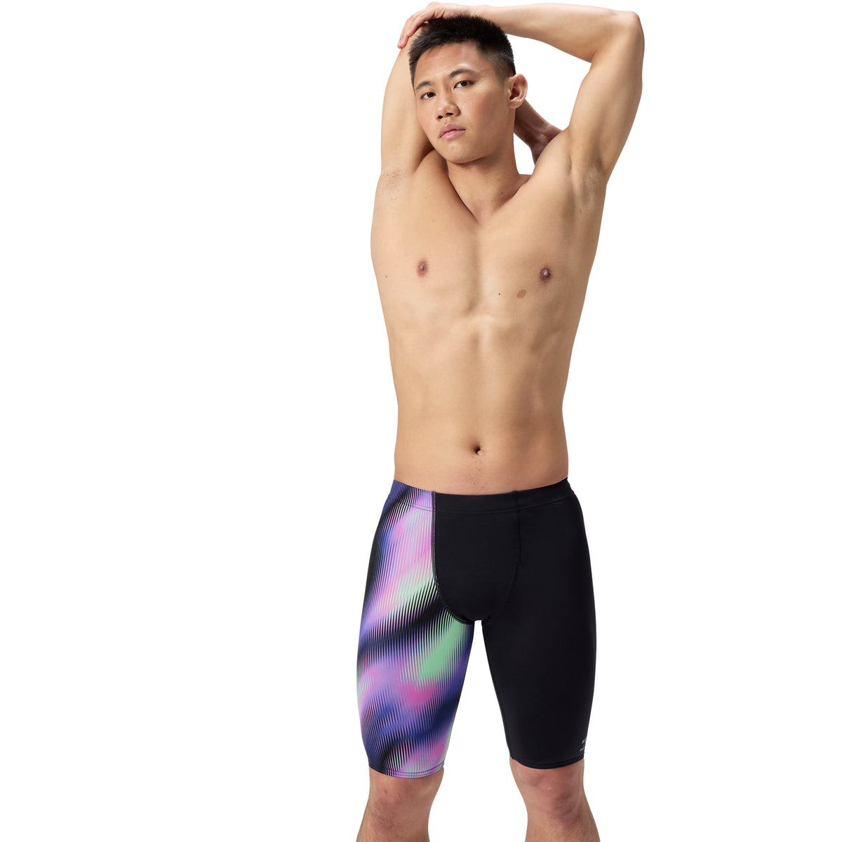 Speedo Men's One-Leg Printed Jammer - 18745 - view 2