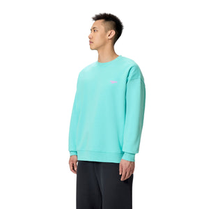 Speedo LOGO Fleece CREW - WAVE