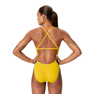 Speedo EDGE Splice Crossback - TEAM NAVY/GOLD