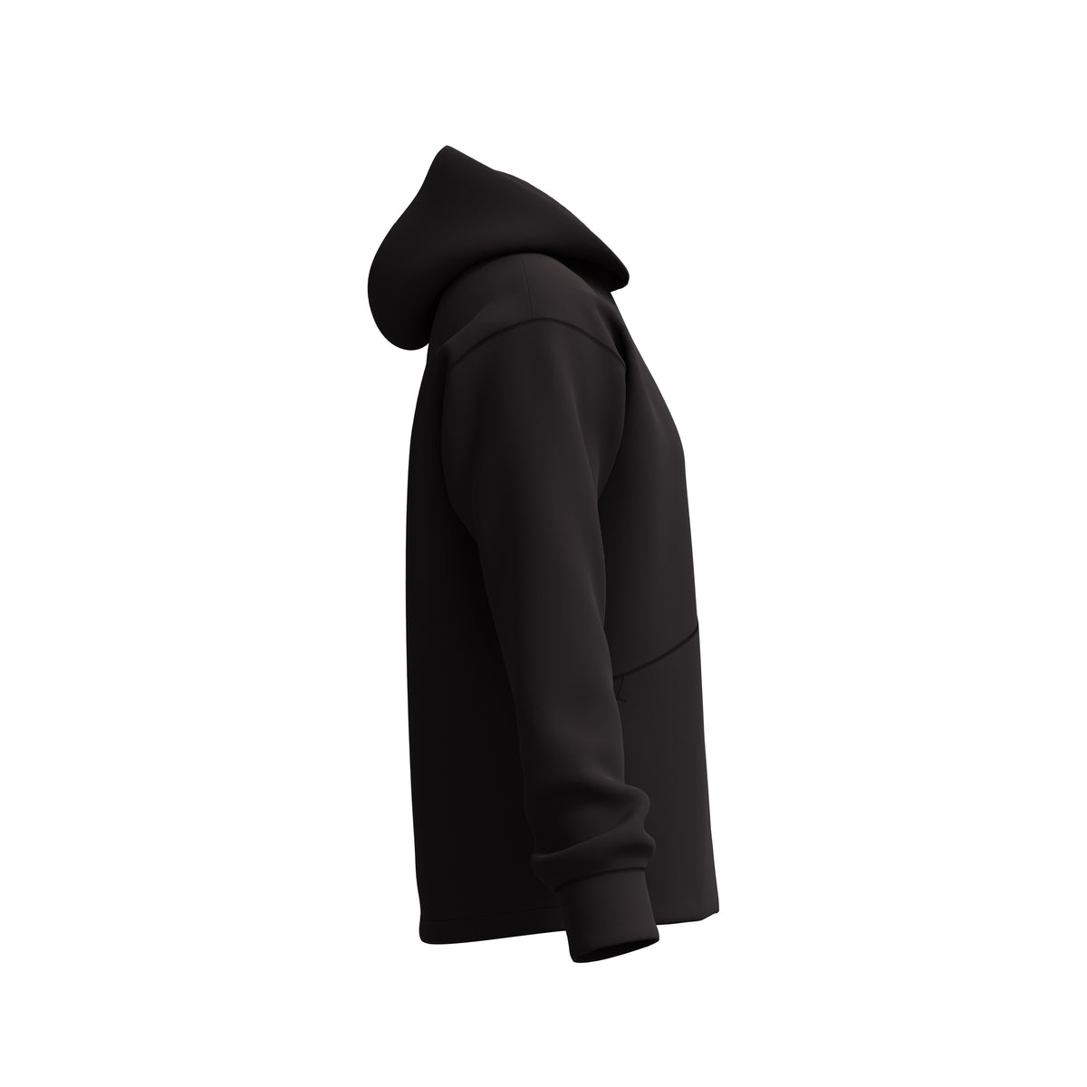 Speedo Pro Male Full Zip Fleece Hoodie - BLACK