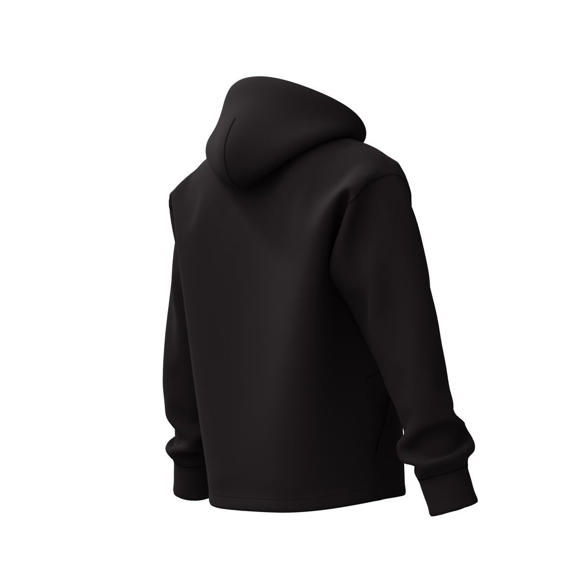 Speedo Pro Male Full Zip Fleece Hoodie - BLACK