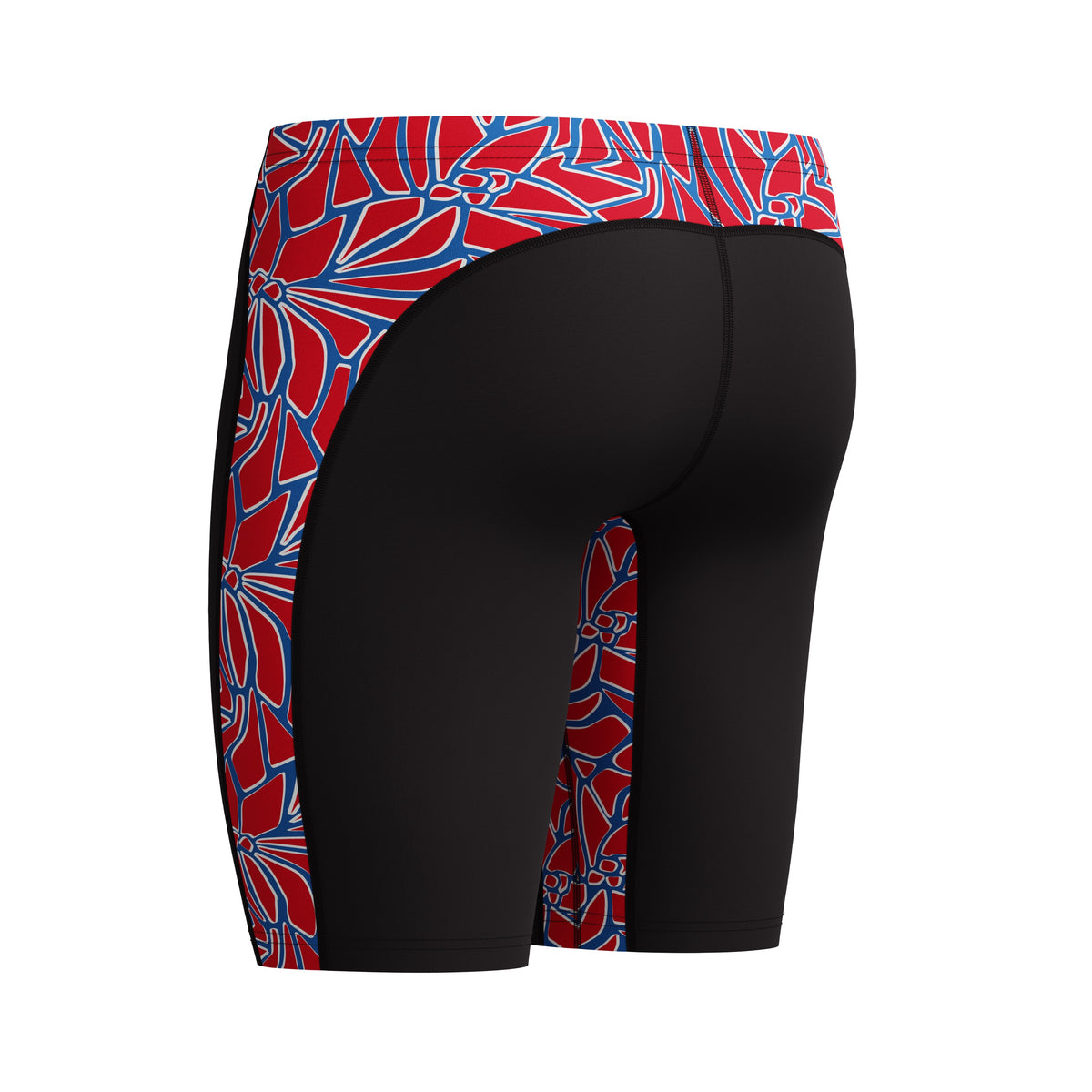Speedo Male Petal Polygon Jammer - TEAM ROYAL BLUE/RED/WHITE
