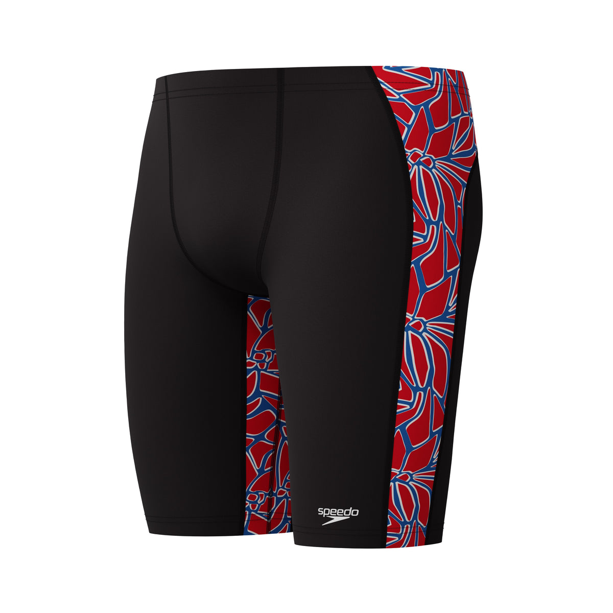 Speedo Male Petal Polygon Jammer - TEAM ROYAL BLUE/RED/WHITE