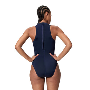 Speedo Solid BOOM Hydrasuit ONE Piece - PEACOAT/MARGARITA PINK
