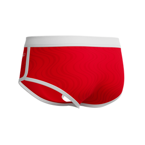 Speedo Texture Brief 3.5 Inch - HIGH RISK RED - R6