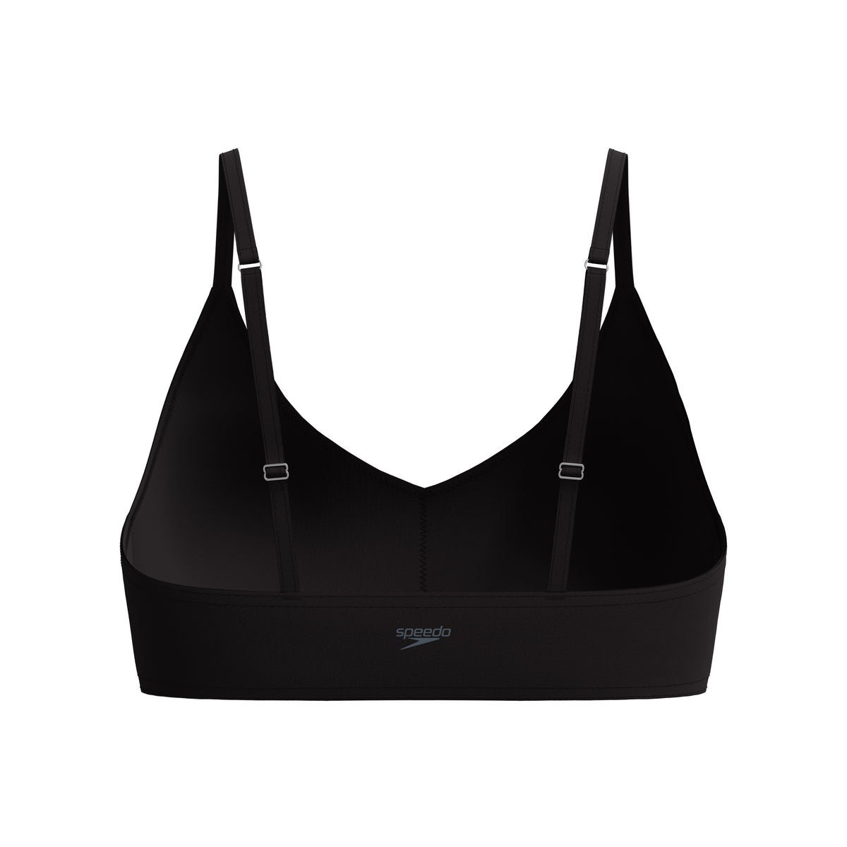 Speedo Solid Triangle Bikini TOP - ANTHRACITE