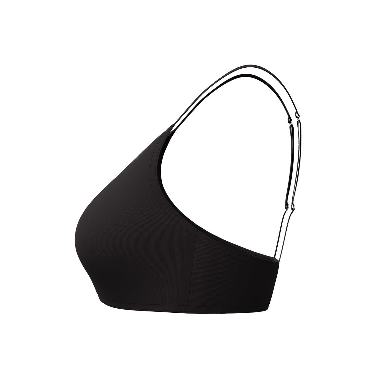 Speedo Solid Triangle Bikini TOP - ANTHRACITE