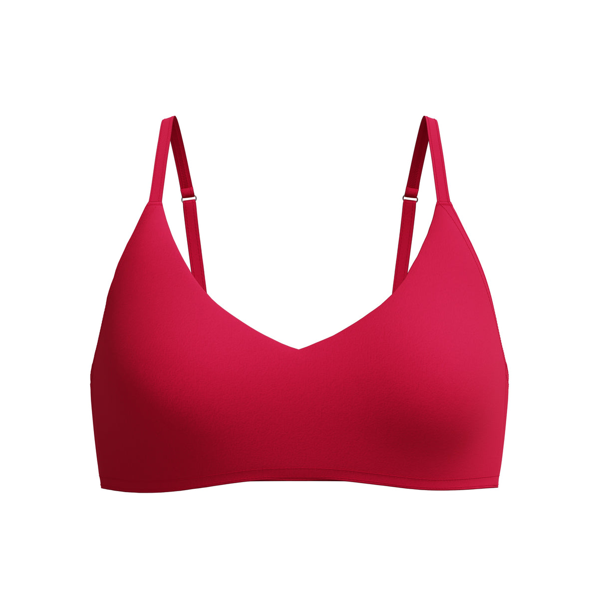 Speedo Solid Triangle Bikini TOP - RUBY