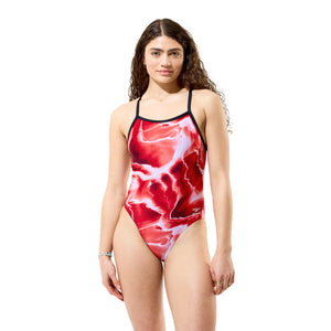 Speedo Female Lightning Turnback - TEAM RED - X1