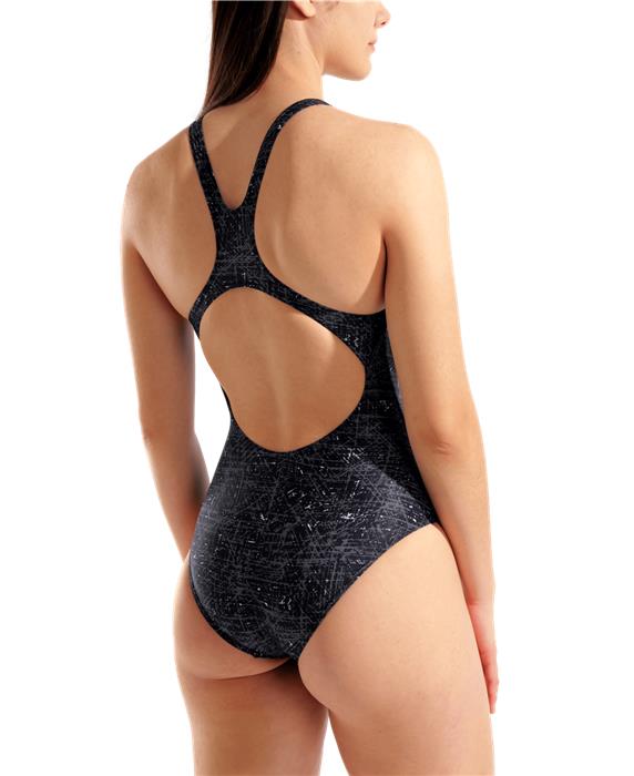 Arena Ribbed Maxlife Eco Swim Pro Back Women's One-Piece Swimsuit - 25