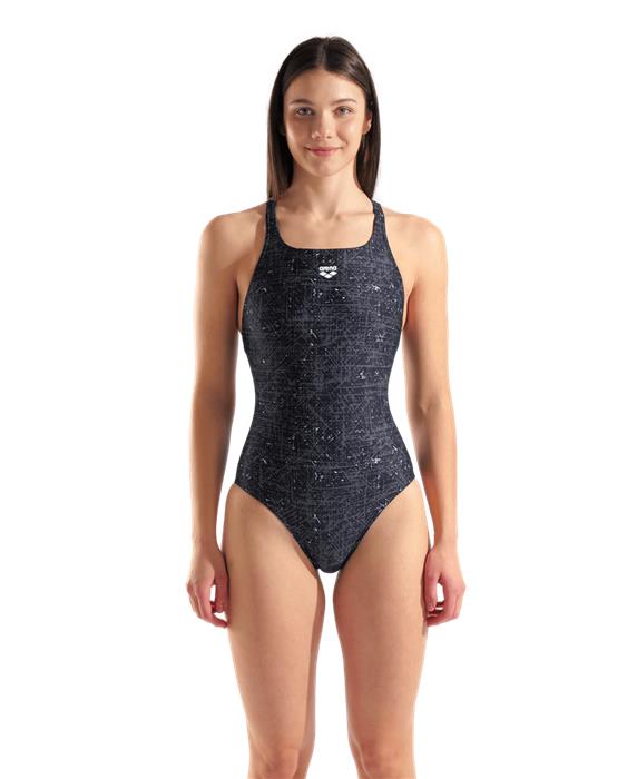 Arena Ribbed Maxlife Eco Swim Pro Back Women's One-Piece Swimsuit - 25