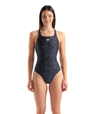 Arena Ribbed Maxlife Eco Swim Pro Back Women's One-Piece Swimsuit - 25