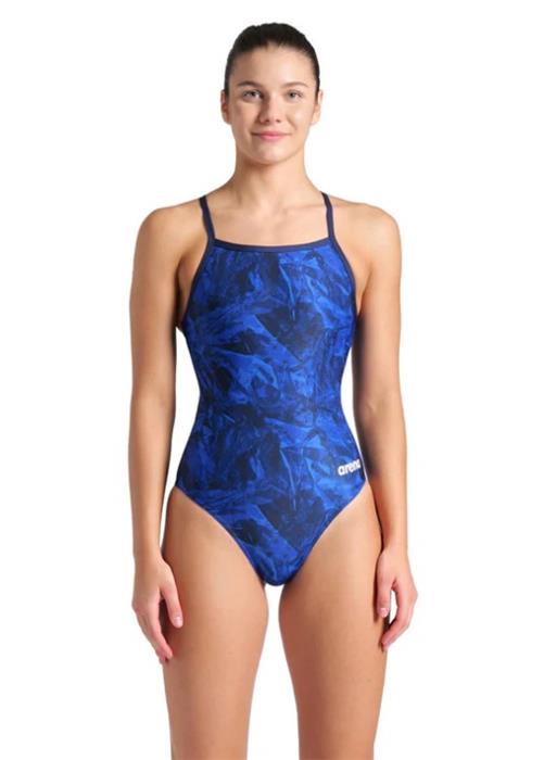 Arena Crackle Print MaxLife Eco Women's LightDrop Back 1-Piece - 25