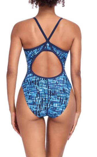 Adoretex Sharp Reflection Print Women's Thin Strap One-Piece - 26 product image 2