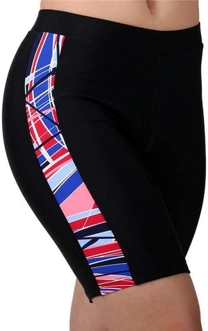Adoretex New Direction Splice 4-Way Stretch Female Sport Swim Shorts - 25 product image