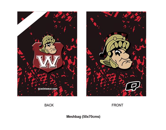 Westmont Warriors Team Mesh Equipment Bag
