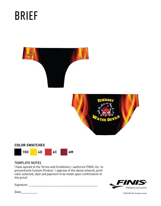 Eckhart Water Devil's Custom Waterpolo Brief