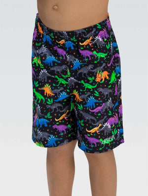 Little Dolfin Boys' Dinomite Swim Trunks - Dinomite front-extra