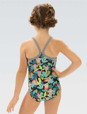 Little Dolfin Girls' Hang Tight One Piece - Hang Tight back