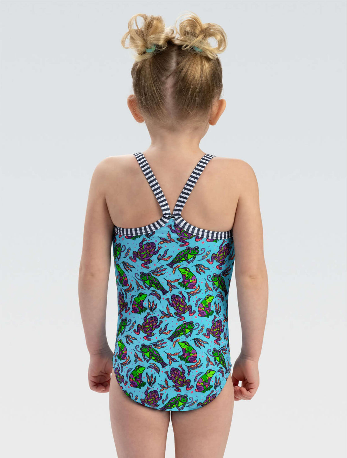 Little Dolfin Girls' Ribbit One Piece - Ribbit back