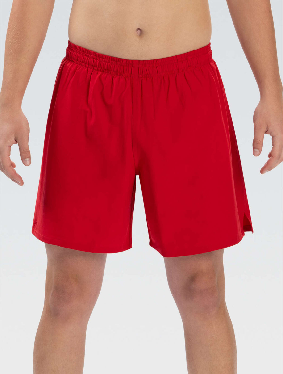 Men's Solid Red Board Short - Red front