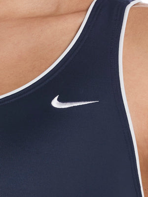 Nike Swim Women's Powerback One Piece - Midnight Navy alternate image 2