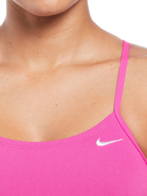 Nike Swim Hydrastrong Essential Women's Cutout One Piece - Fire Pink alternate image 3