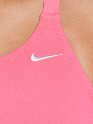Nike Swim Hydrastrong Essential Women's Fastback Low Leg One Piece - Hyper Pink alternate image 2