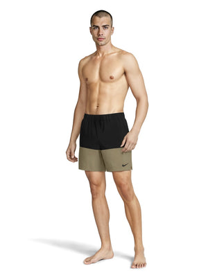 Nike Swim Men's 5" Brief-Lined Volley Short - Parachute Beige