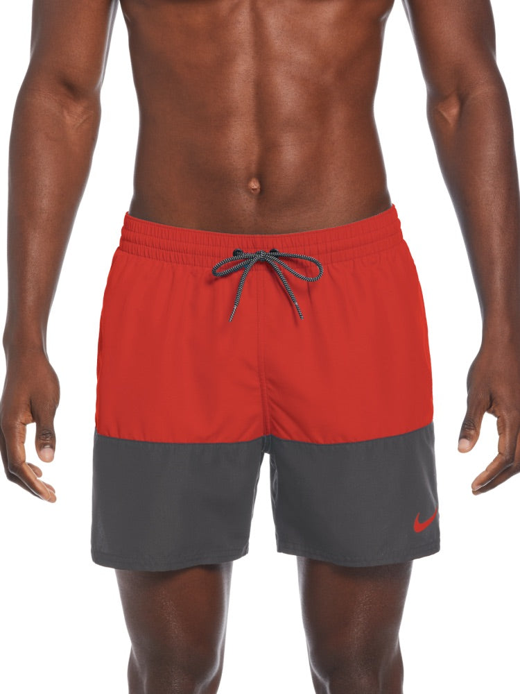 Nike Swim Men's 5" Brief-Lined Volley Short - University Red