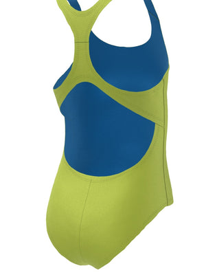 Nike Swim Effortless Essential Big Kids' (Girls') Racerback One Piece - Atomic Green alternate image 1