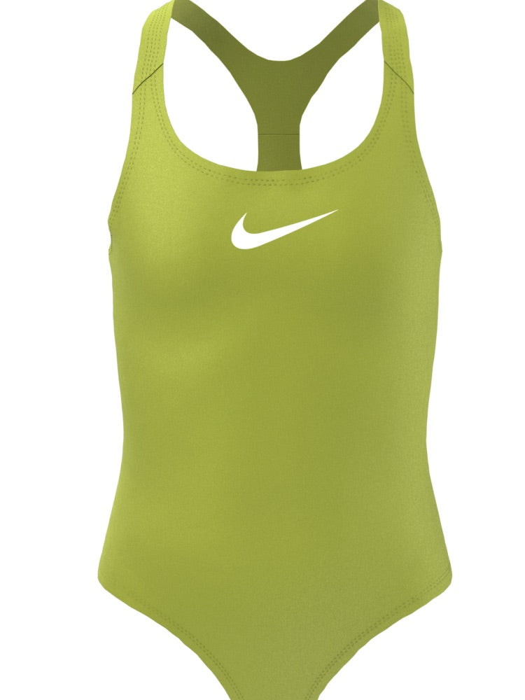 Nike Swim Effortless Essential Big Kids' (Girls') Racerback One Piece - Bright Cactus alternate image 2