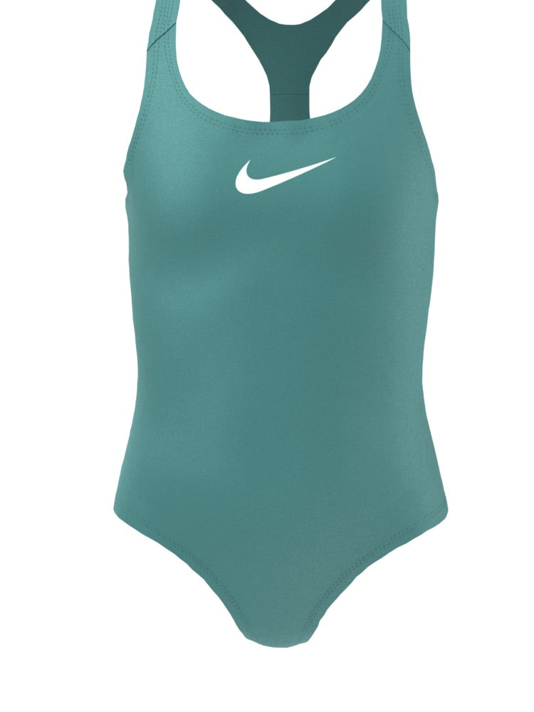 Nike Swim Effortless Essential Big Kids' (Girls') Racerback One Piece - Washed Teal alternate image 2