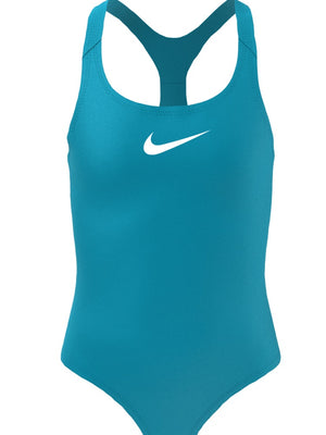Nike Swim Effortless Essential Big Kids' (Girls') Racerback One Piece - Blue Lightning alternate image 2