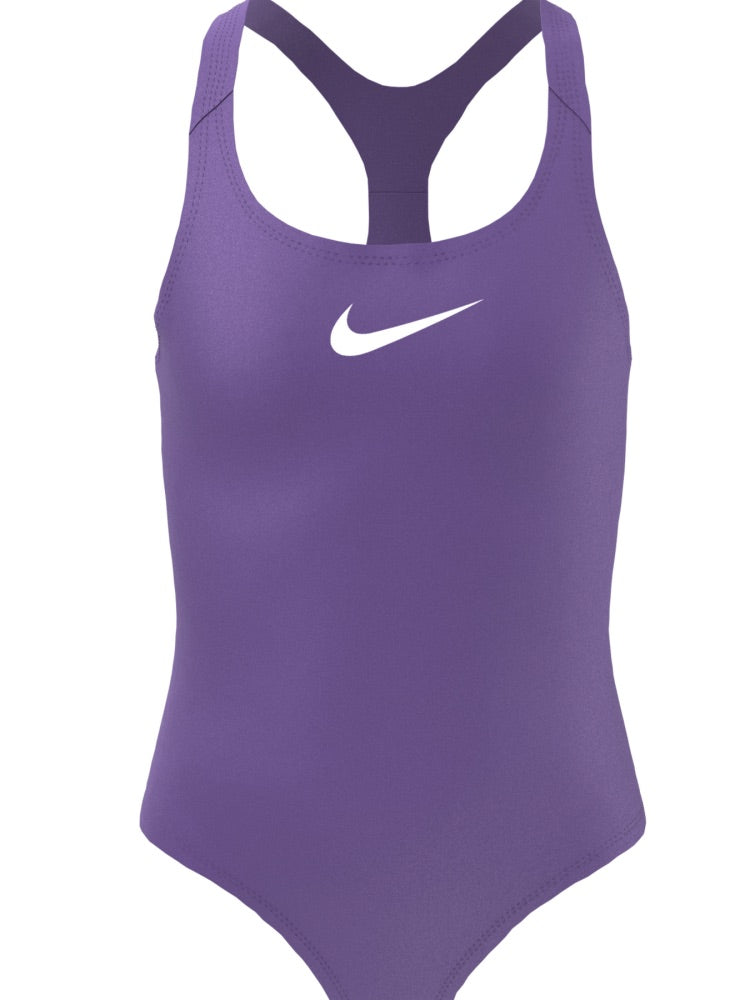 Nike Swim Effortless Essential Big Kids' (Girls') Racerback One Piece - Action Grape alternate image 2