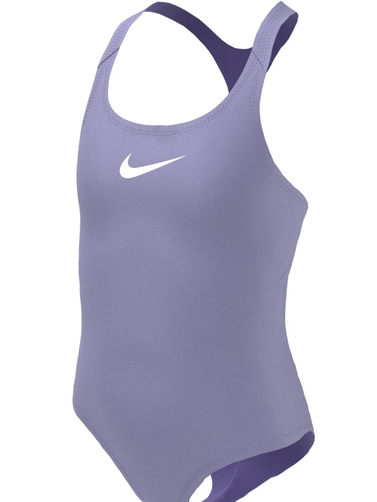 Nike Swim Effortless Essential Big Kids' (Girls') Racerback One Piece - Purple Pulse