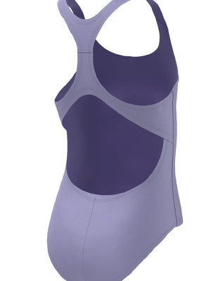Nike Swim Effortless Essential Big Kids' (Girls') Racerback One Piece - Purple Pulse alternate image 1