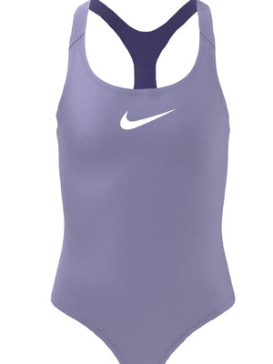 Nike Swim Effortless Essential Big Kids' (Girls') Racerback One Piece - Purple Pulse alternate image 2