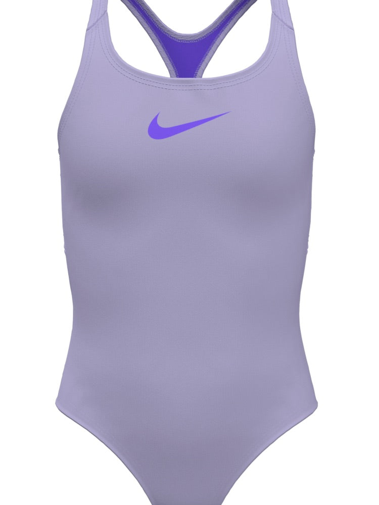 Nike Swim Effortless Essential Big Kids' (Girls') Racerback One Piece - Lilac Bloom alternate image 2
