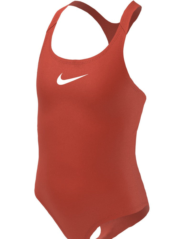 Nike Swim Effortless Essential Big Kids' (Girls') Racerback One Piece - Picante Red
