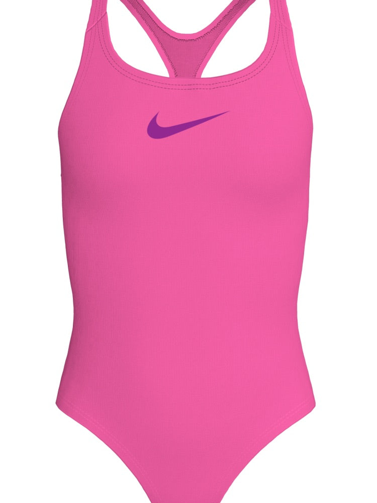 Nike Swim Effortless Essential Big Kids' (Girls') Racerback One Piece - Hyper Pink alternate image 2