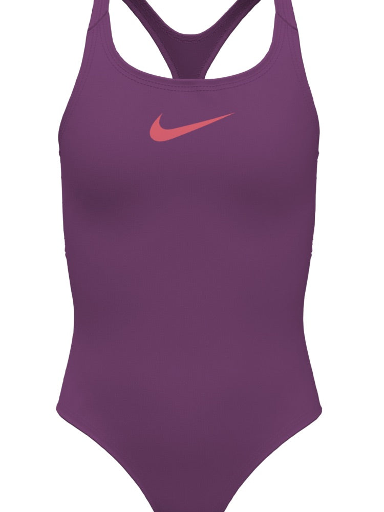 Nike Swim Effortless Essential Big Kids' (Girls') Racerback One Piece - Hot Fuchsia alternate image 2